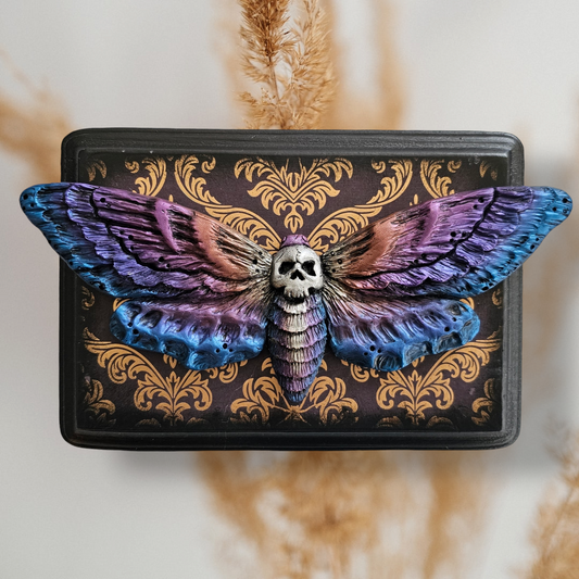 Death's Head Moth Art Plaque