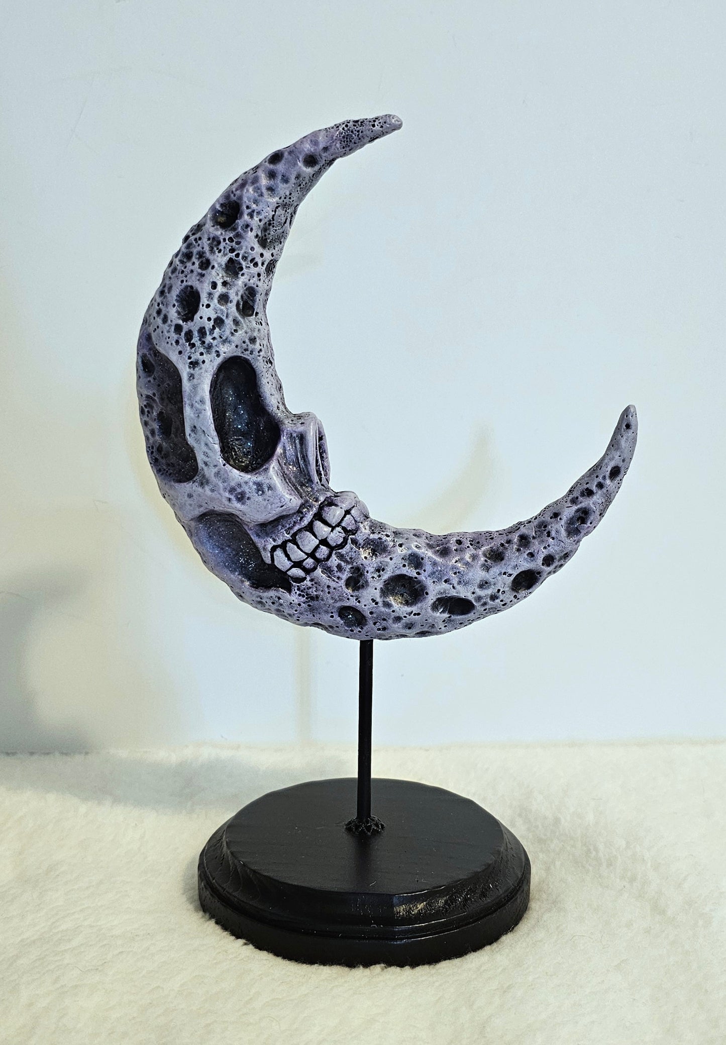 Skull Moon Tabletop Sculpture