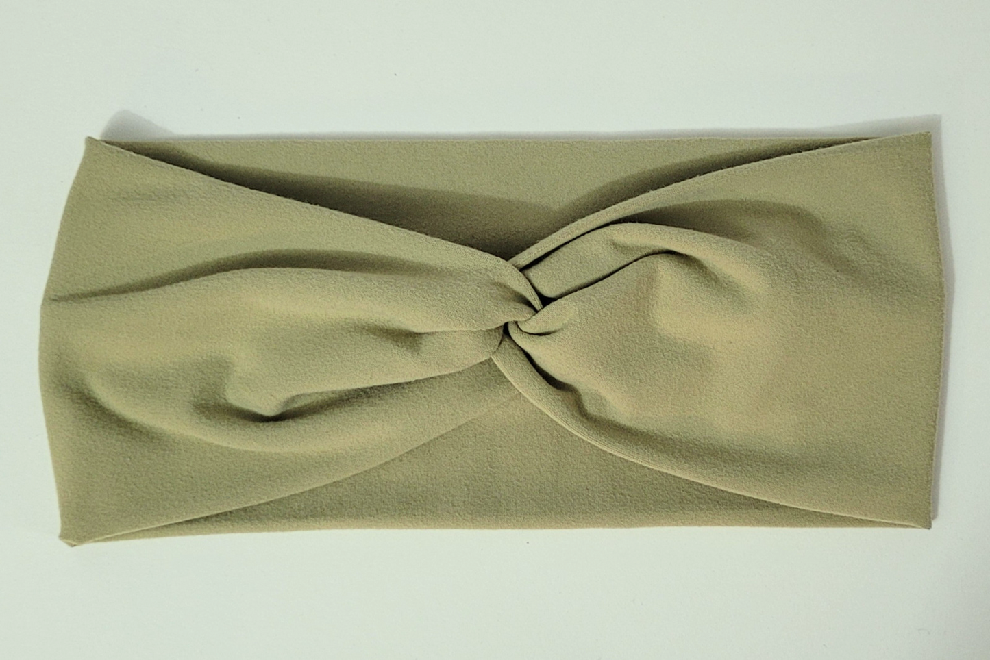 Twisted Knot Dusky Green/Taupe Headband